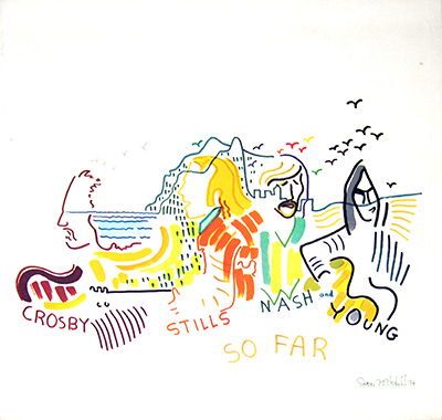 CROSBY, STILLS, NASH AND YOUNG - So Far  album front cover vinyl record